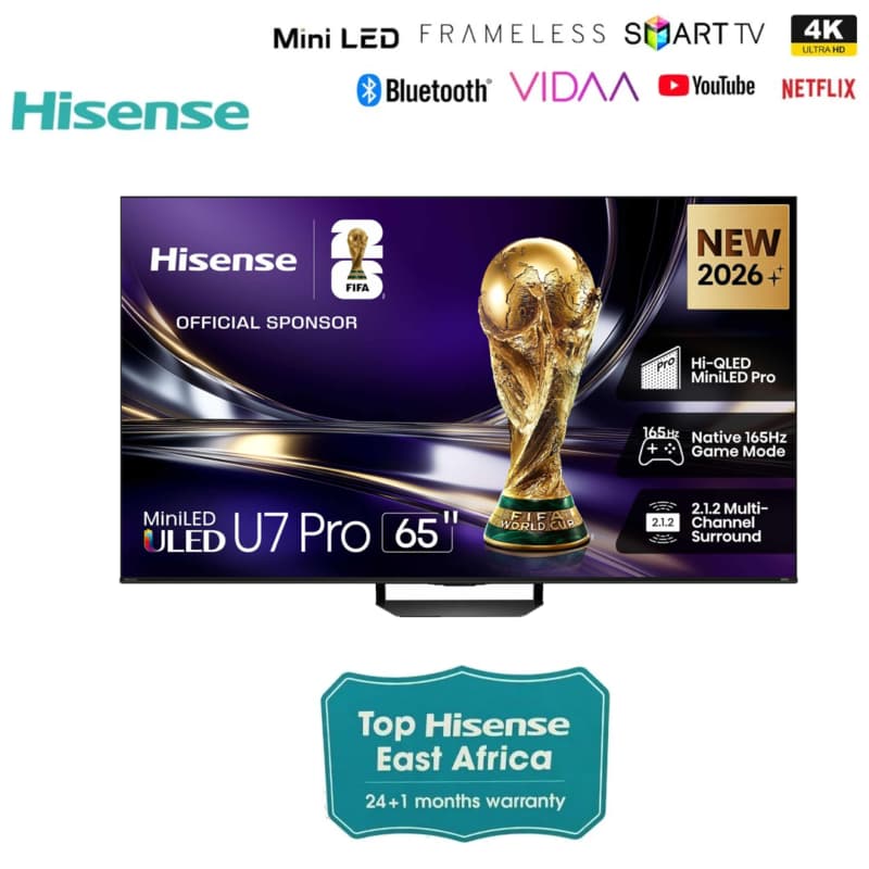 Hisense 65U7SKEN 65-Inch ULED Mini-LED 4K Smart TV