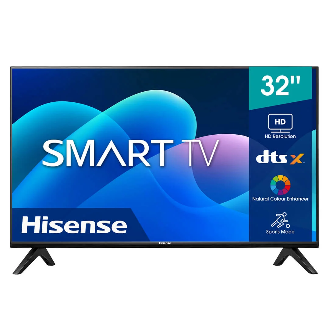 Hisense 32A4QKEN 32-Inch HD Smart TV – VIDAA OS, Dolby Audio & Built-in DVB-T2 Decoder