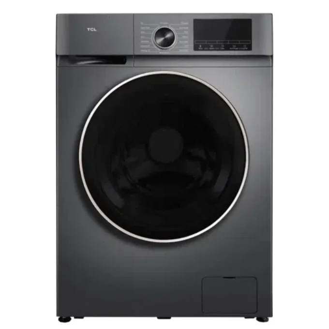 TCL C512WDG 12KG/8KG Front Load Washer & Dryer – Smart DD Motor, Steam Wash & 1400 RPM Spin
