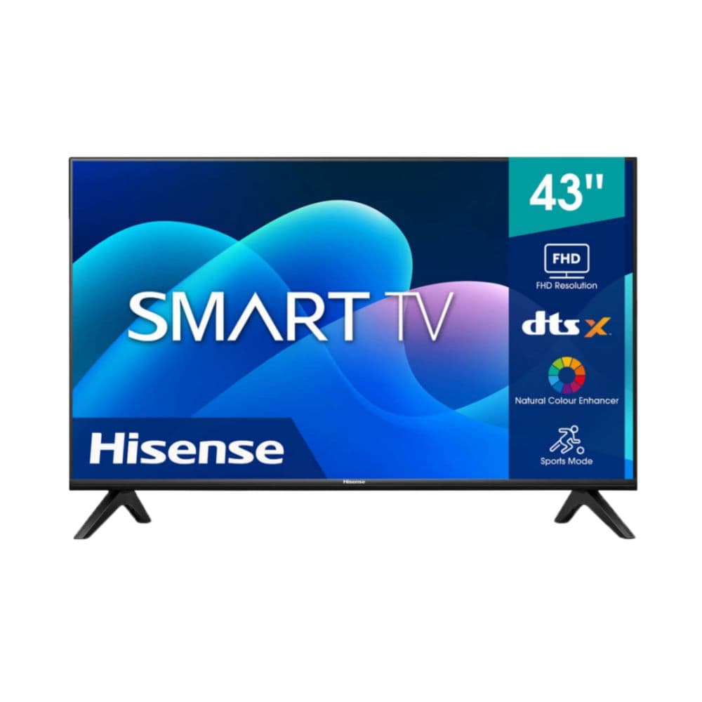 Hisense 43A4QKEN 43-Inch Full HD Smart Frameless TV – VIDAA OS, Dolby Audio & Built-in DVB-T2 Decoder