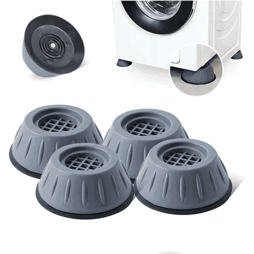 Washing Machine Anti-Vibration Footpads – Universal Shock-Absorbing Rubber Pads for Washers & Dryers