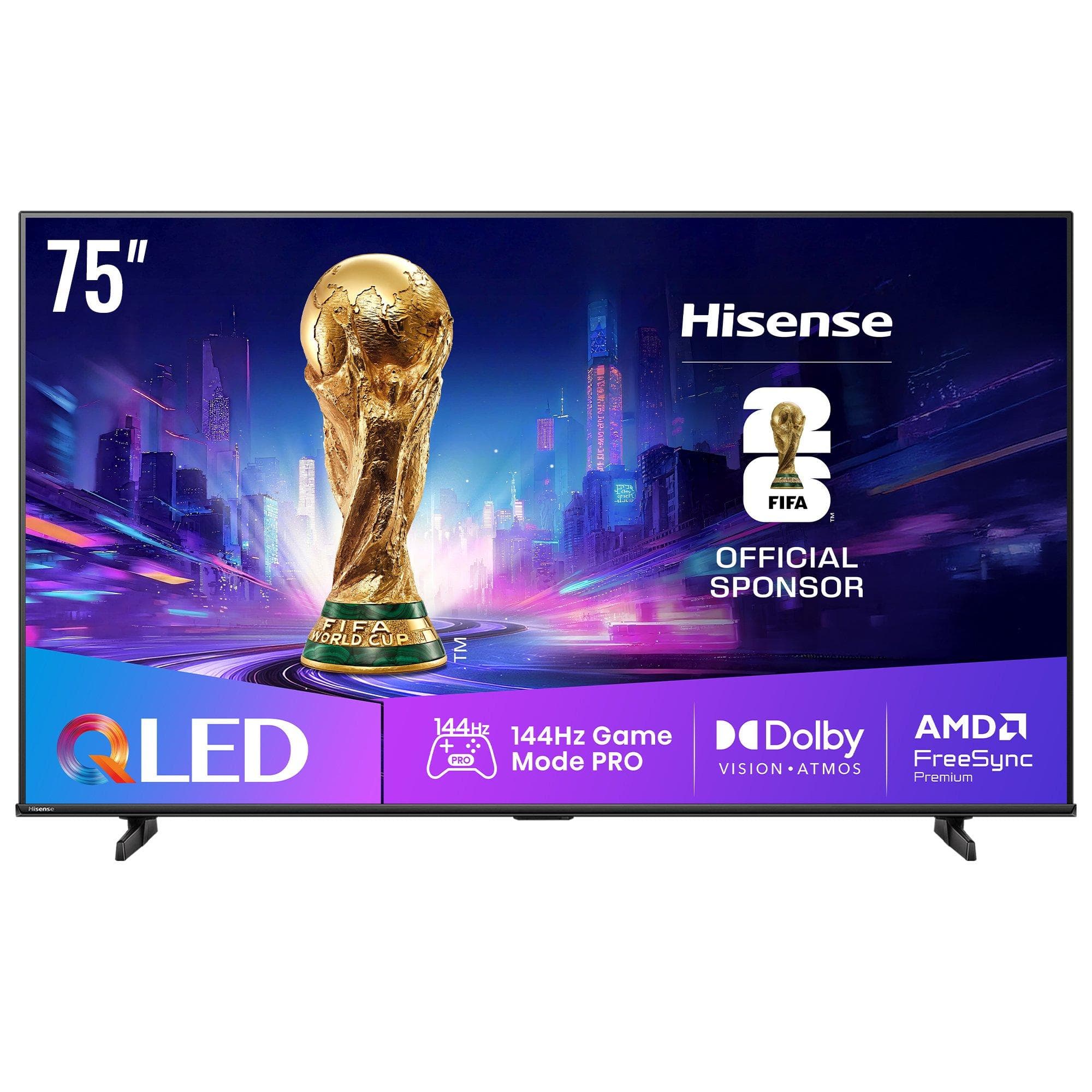 Hisense 75Q6QKEN 75-Inch QLED 4K Smart Frameless TV