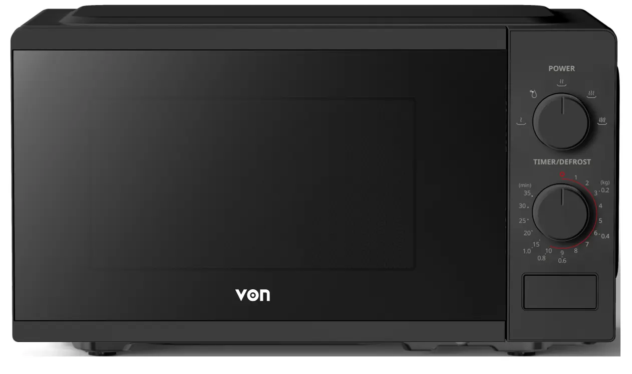 Von VMS-206MMK Solo Microwave Oven – 20L