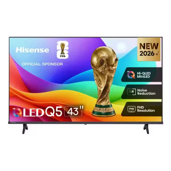 Hisense 43Q5SKEN 43-Inch QLED 2K Full HD Smart TV – Quantum Dot Color, VIDAA OS & Bluetooth Connectivity