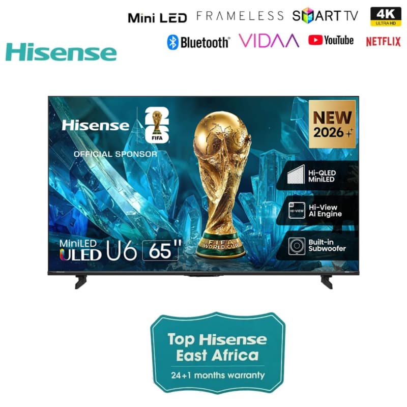 Hisense 65U6SKEN 65-Inch ULED Mini-LED 4K Smart TV
