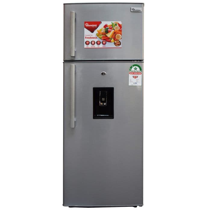 213 Litre Double Door Direct Cool Fridge with Water Dispenser – Silver Finish & Lockable Door (RF/130)